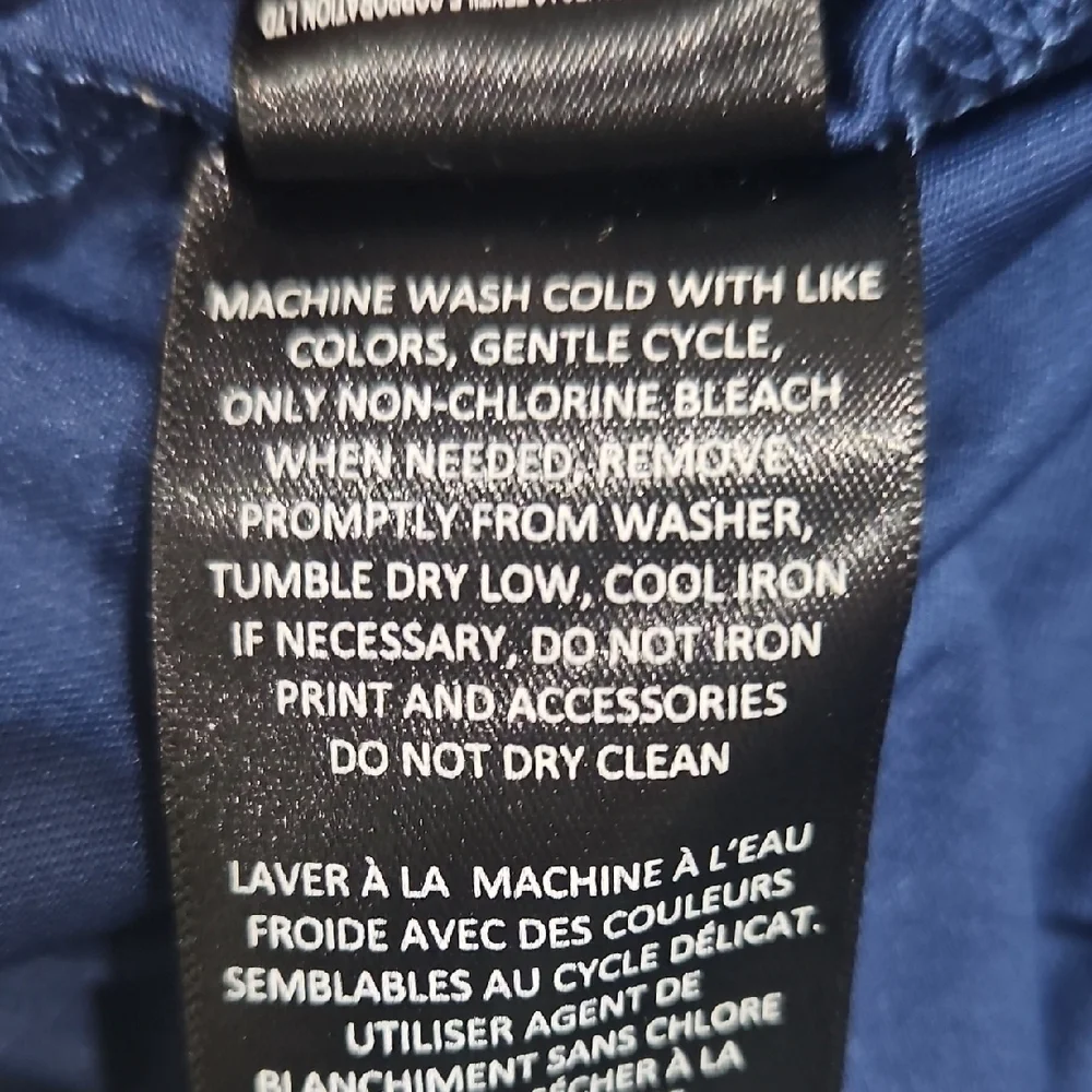 Spyder Navy Long Sleeve with Blue Spider Logo XL - Picture 6 of 8